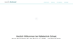 Desktop Screenshot of kaeltetechnik-schaal.de